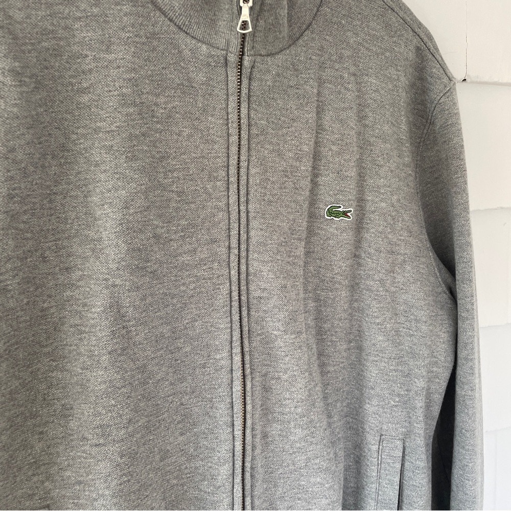 Lacoste Men’s Fleece Lined Zip Up - Picture 2 of 7